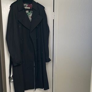 Gucci Flora navy trench coat